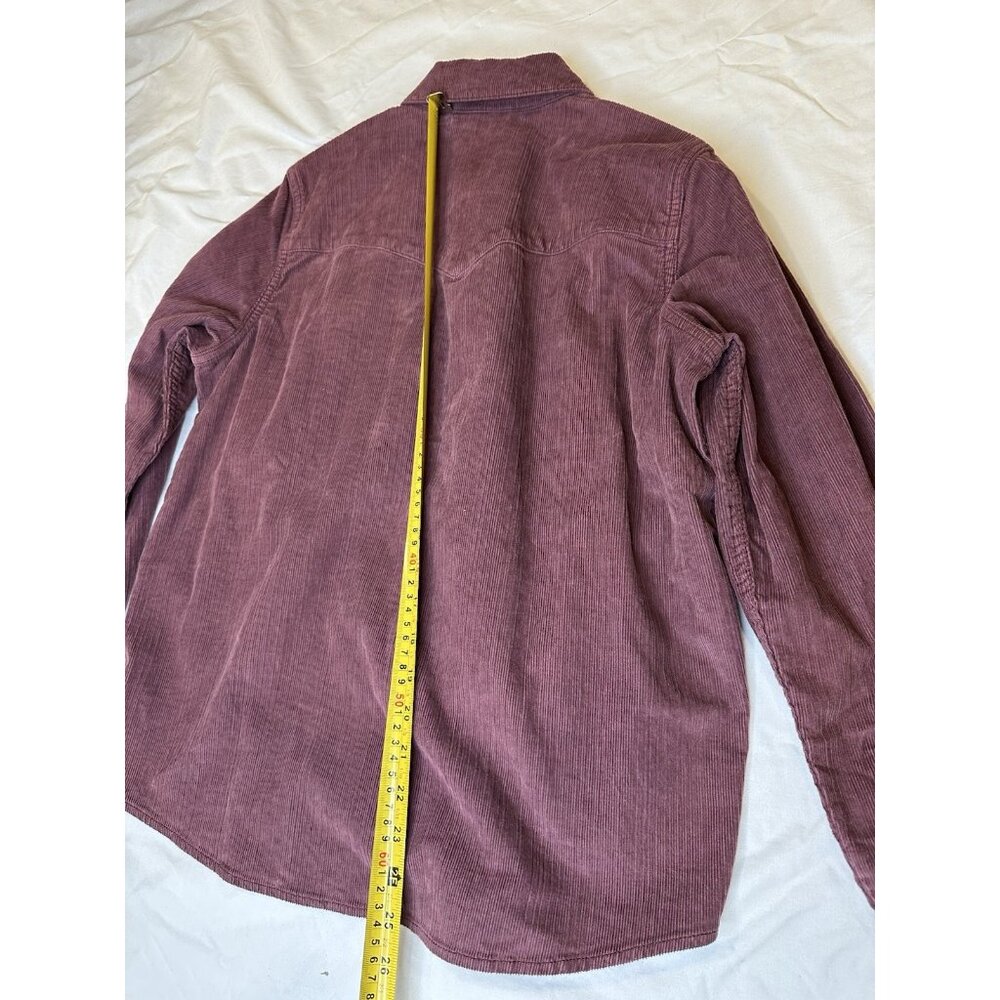 Faherty Women’s Stretch Western Shirt Catawaba Grape Purple Corduroy S NWT - Picture 9 of 9